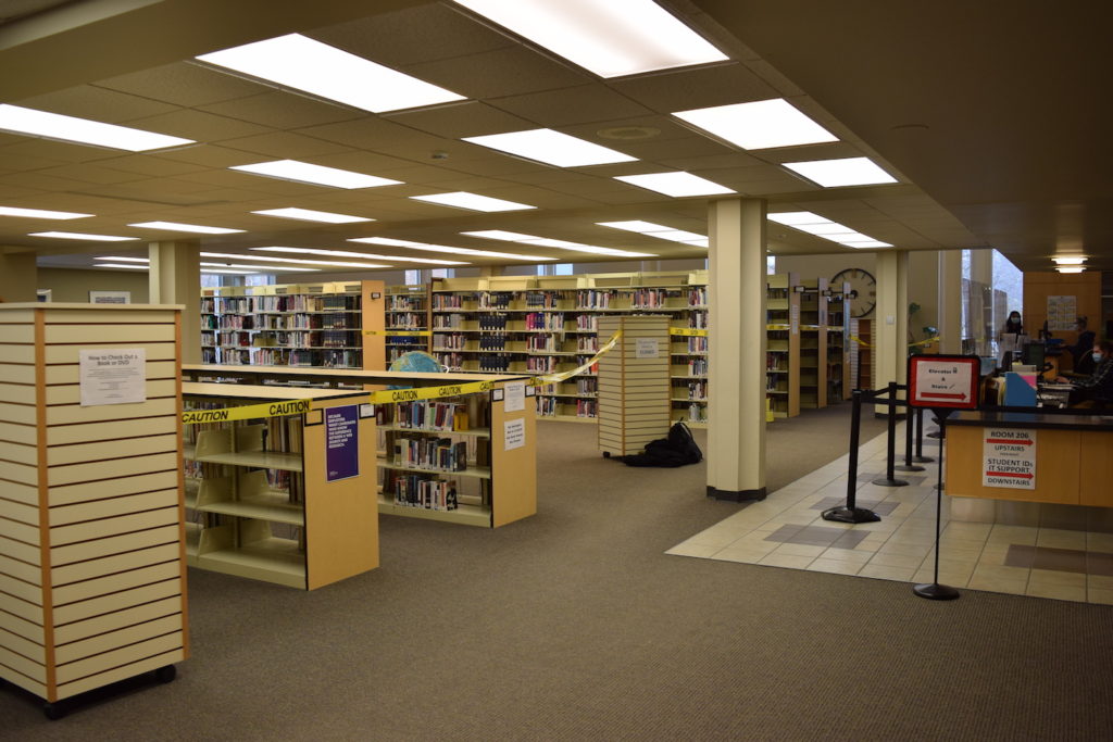 empty library at sfcc