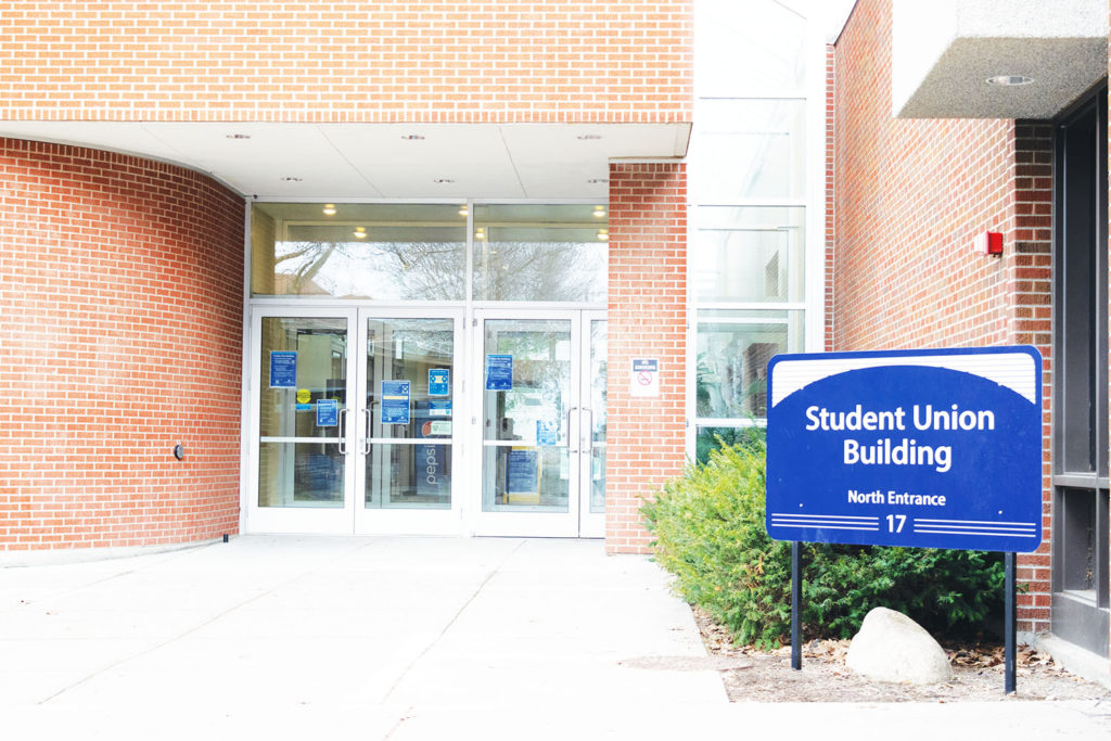 student union building at sfcc entrance 