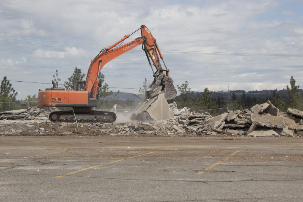demolition continues