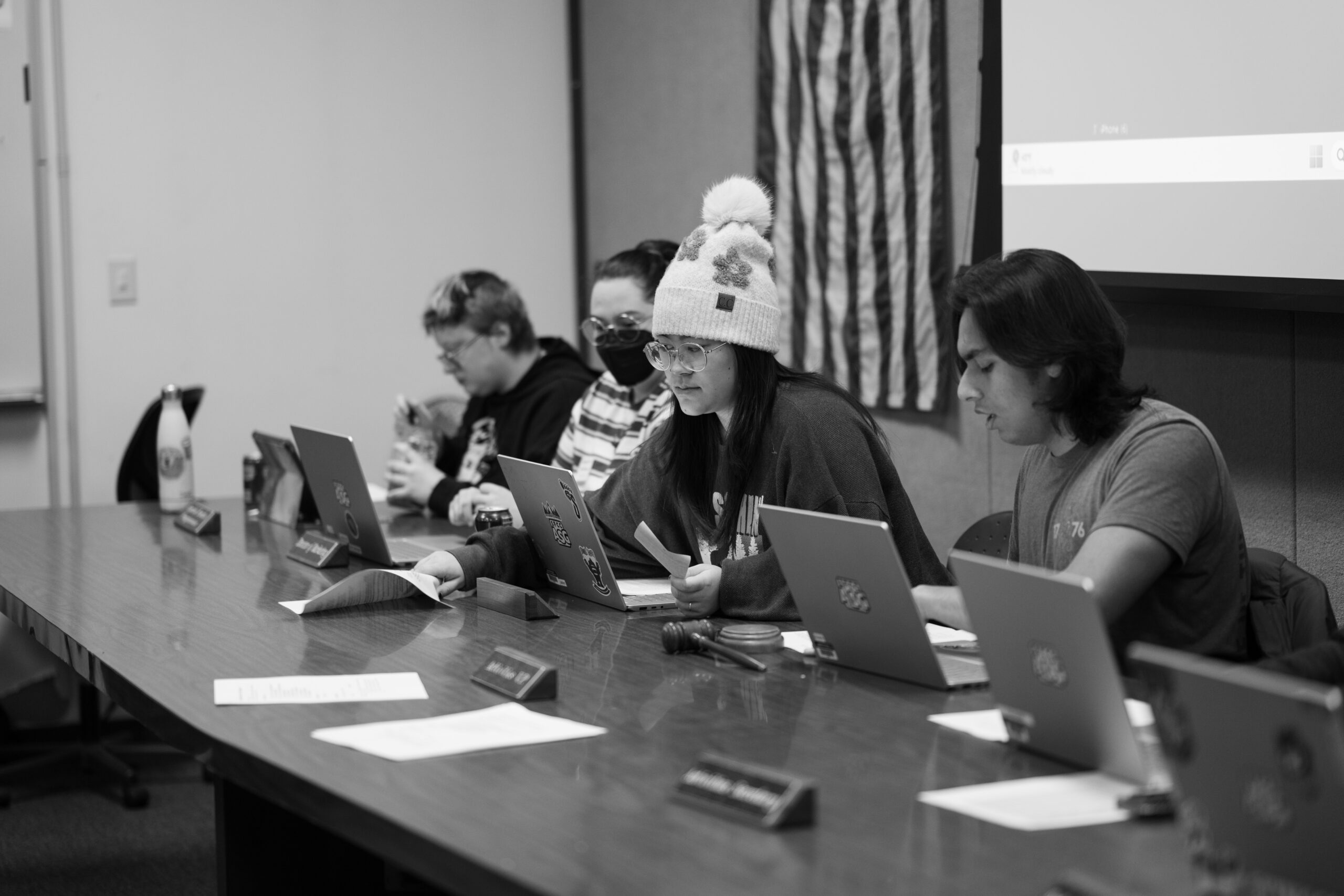 NEW LEADERSHIP IN STUDENT GOVERNMENT TAKES THE STAGE